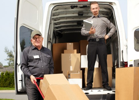 Fragile household items secured for house removals in Westminster