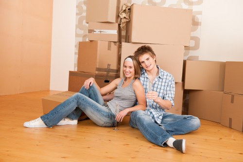 Customer raising a complaint about a moving service in a professional setting