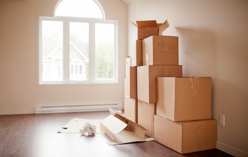 Local moving team navigating access challenges in Westminster